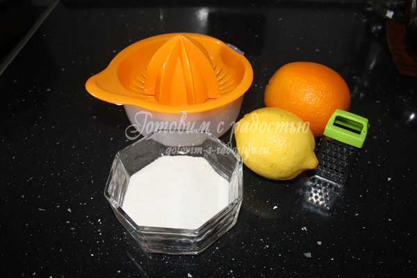 Апельсиновый лимонад. Шаг 1