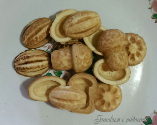 Печенье Орешки в форме. Шаг 9